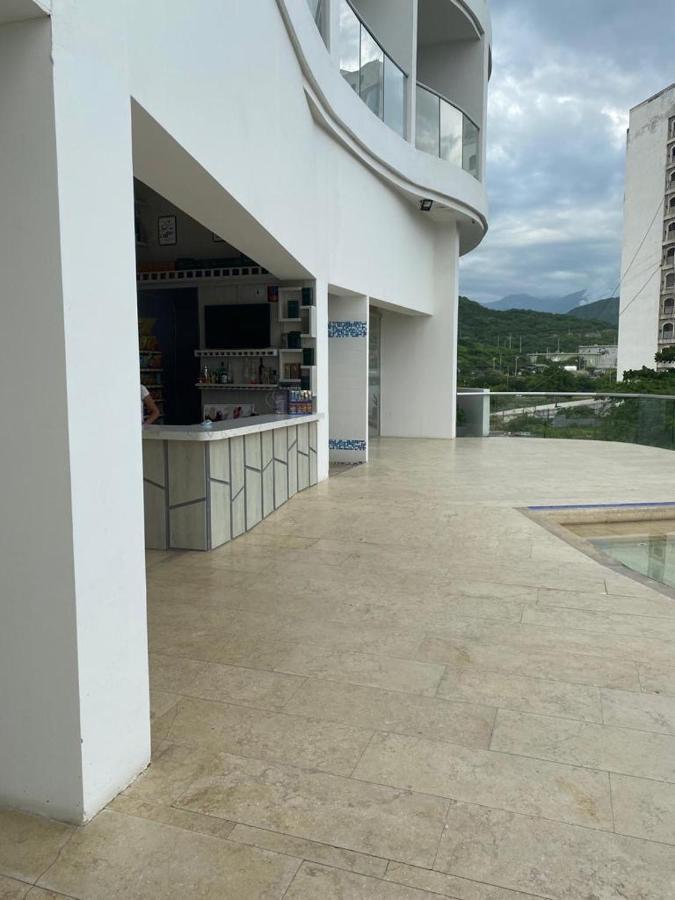 Magnifico Apartamento Con Vista Y Salida Al Mar سانتا مارتا المظهر الخارجي الصورة